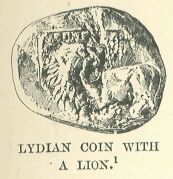 055a.jpg Lydian Coins With a Lion and Lion's Head 
